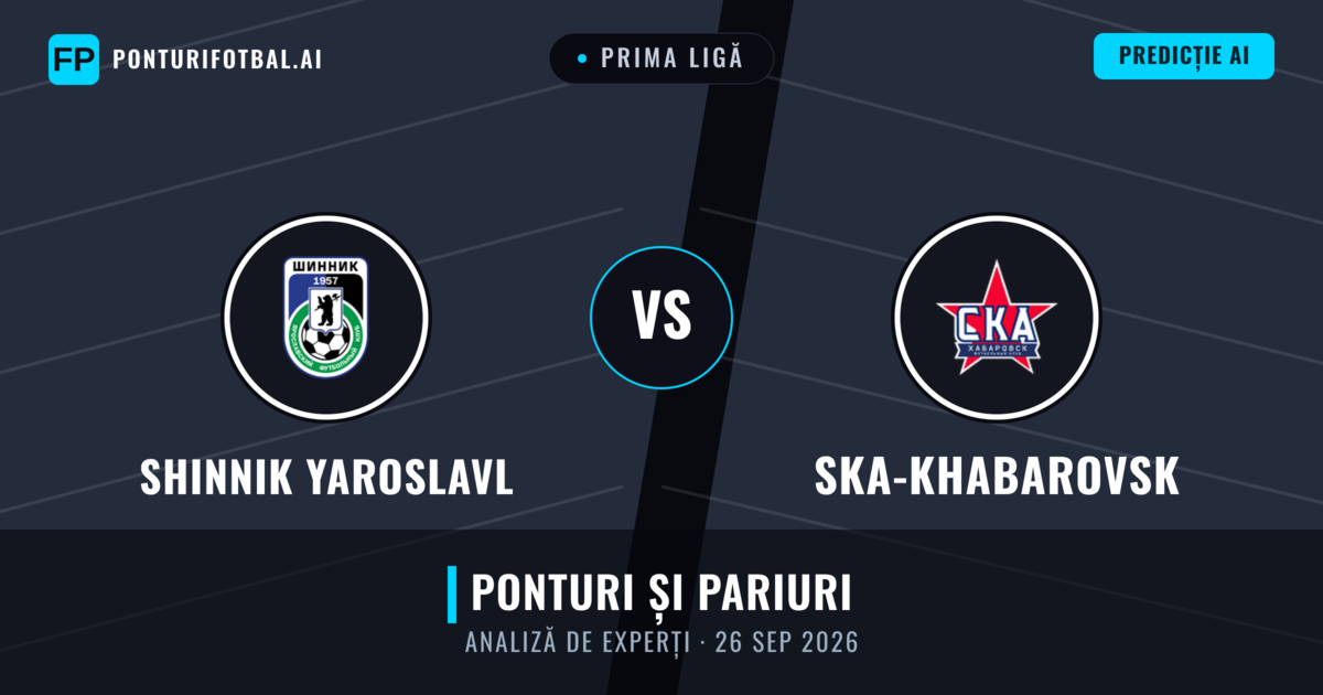 Shinnik Yaroslavl vs Ska-khabarovsk — pronostic și avancronică meci
