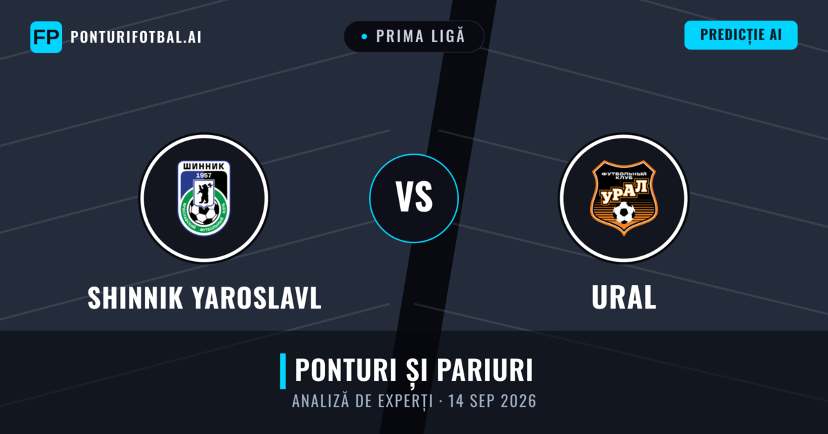 Shinnik Yaroslavl vs Ural — pronostic și avancronică meci