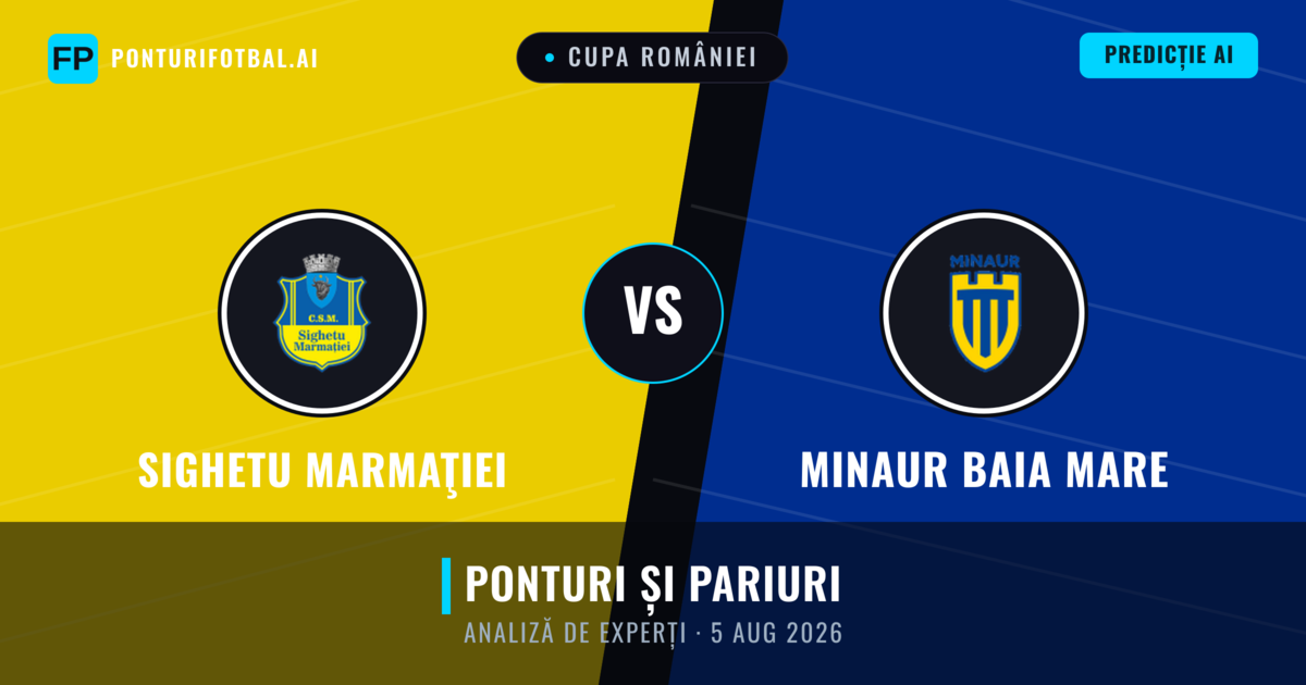 Sighetu Marmaţiei vs Minaur Baia Mare — pronostic și avancronică meci