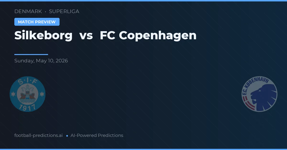 Silkeborg IF vs FC Copenhaga — pronostic și avancronică meci
