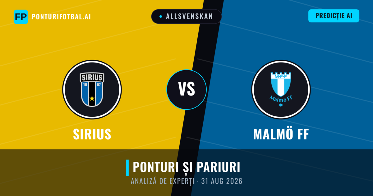 Sirius vs Malmö FF — pronostic și avancronică meci