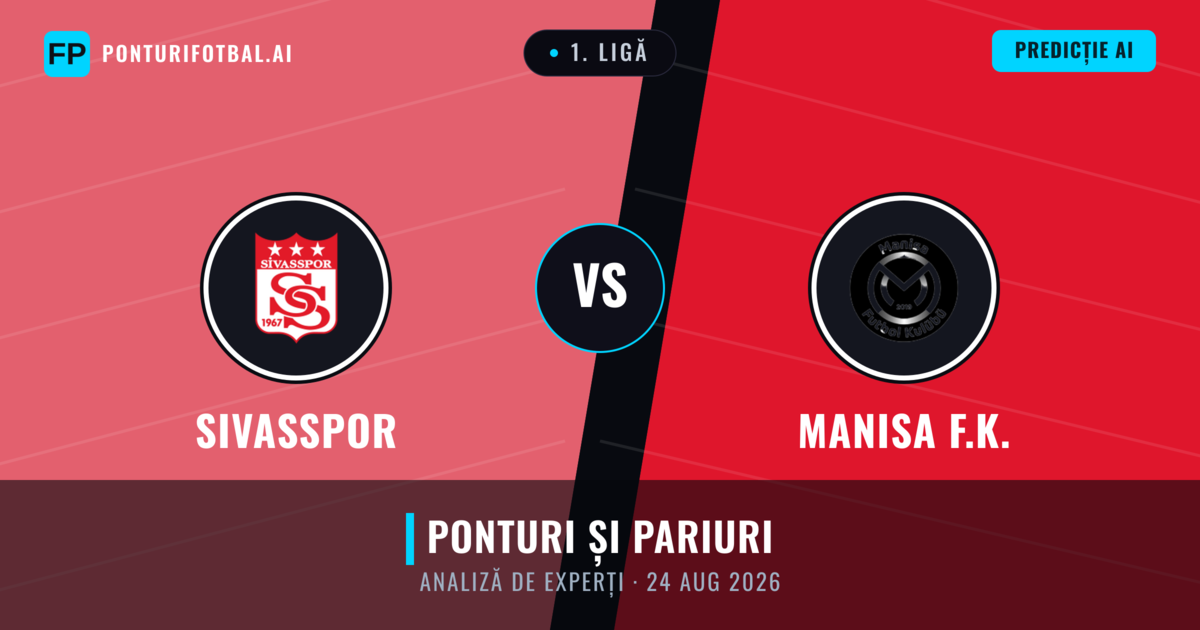 Sivasspor vs Manisa F.K. — pronostic și avancronică meci