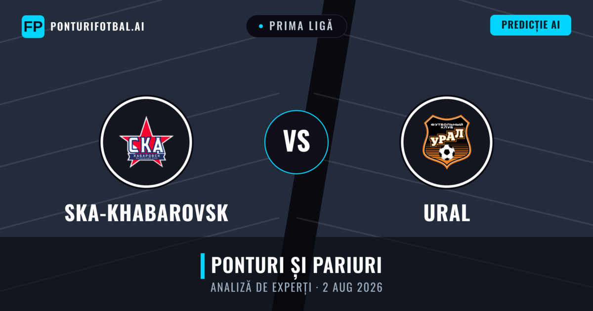 Ska-khabarovsk vs Ural — pronostic și avancronică meci