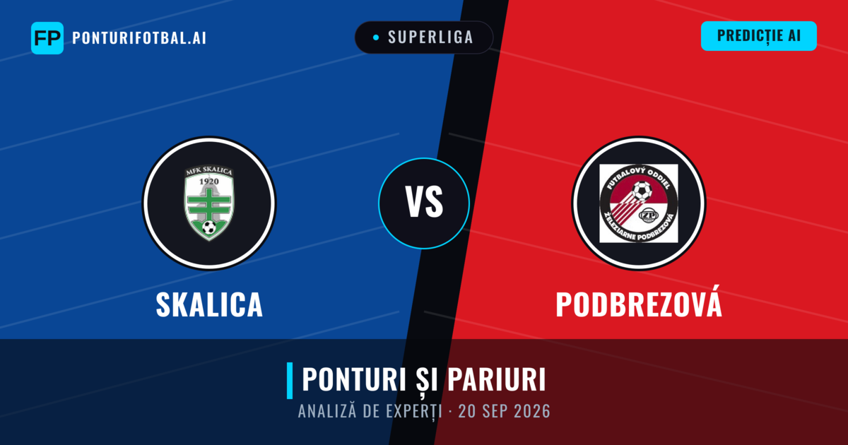 Skalica vs Podbrezová — pronostic și avancronică meci