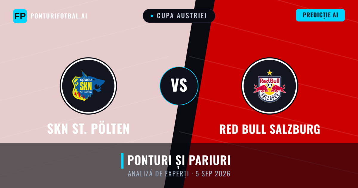 SKN St. Pölten vs Red Bull Salzburg — pronostic și avancronică meci