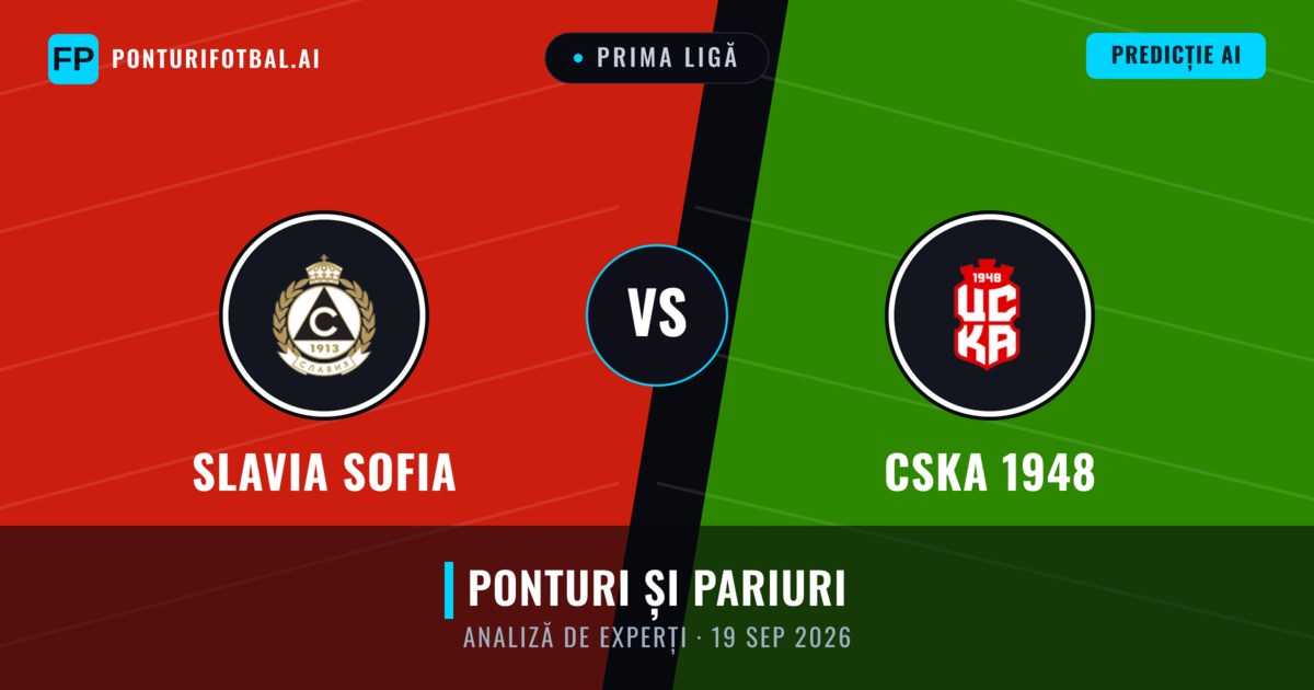 Slavia Sofia vs CSKA 1948 — pronostic și avancronică meci