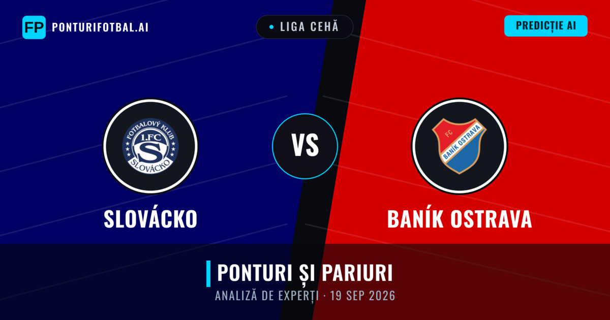Slovácko vs Baník Ostrava — pronostic și avancronică meci