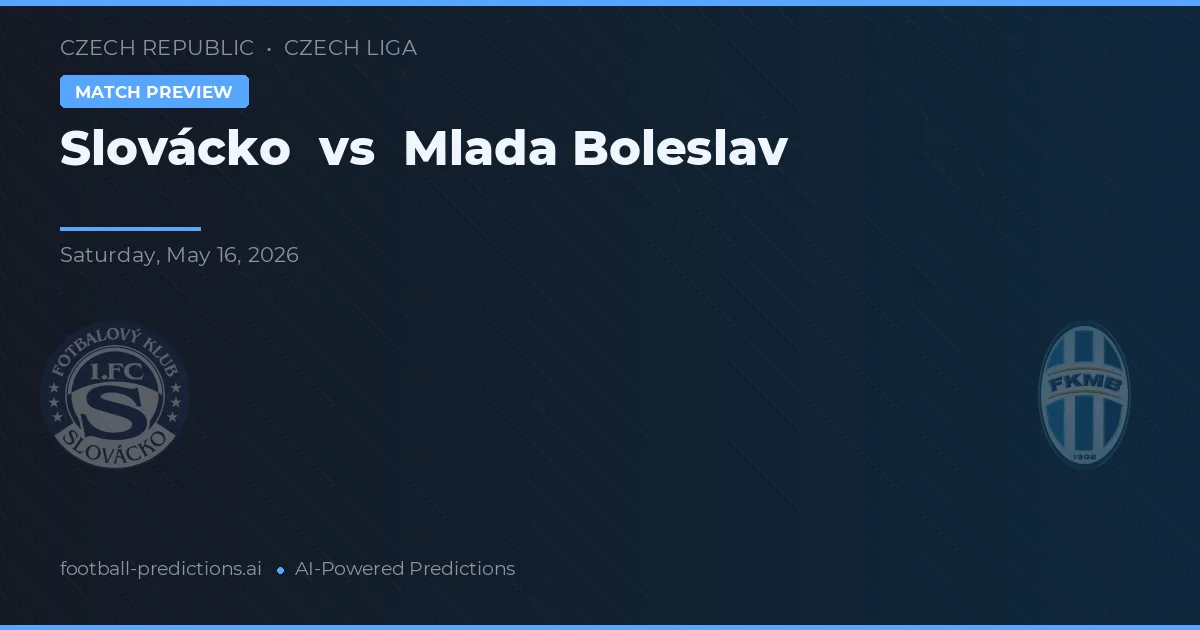 Slovácko vs Mladá Boleslav — pronostic și avancronică meci