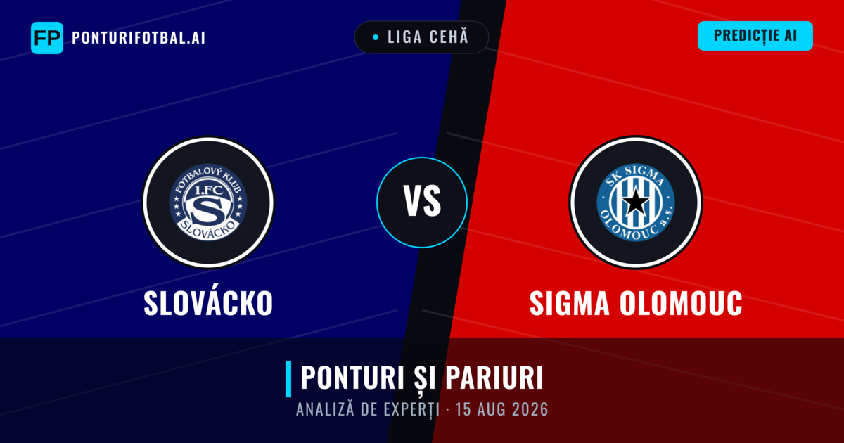 Slovácko vs Sigma Olomouc — pronostic și avancronică meci