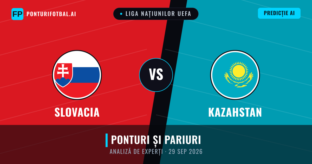 Slovacia vs Kazahstan — pronostic și avancronică meci