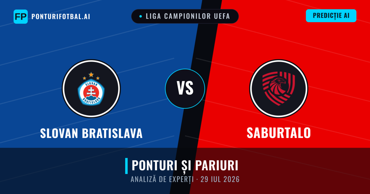 Slovan Bratislava vs FC Iberia 1999 — pronostic și avancronică meci