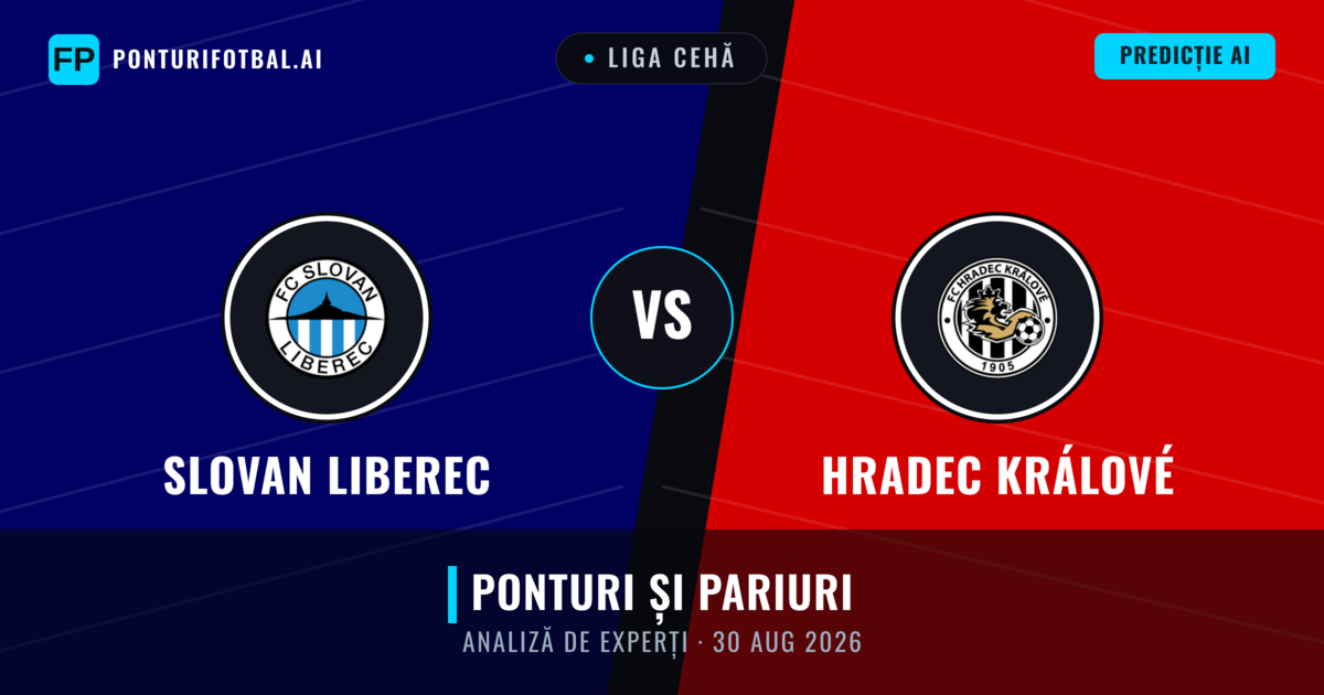 Slovan Liberec vs Hradec Králové — pronostic și avancronică meci