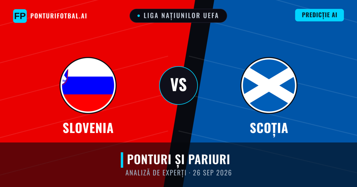 Slovenia vs Scoția — pronostic și avancronică meci