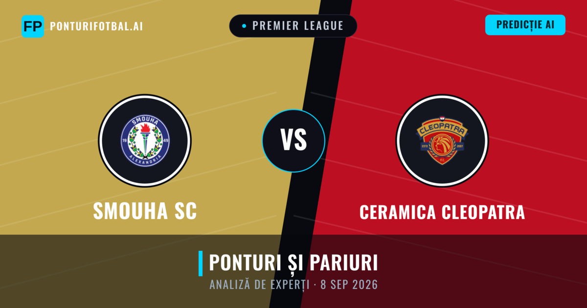 Smouha SC vs Ceramica Cleopatra — pronostic și avancronică meci