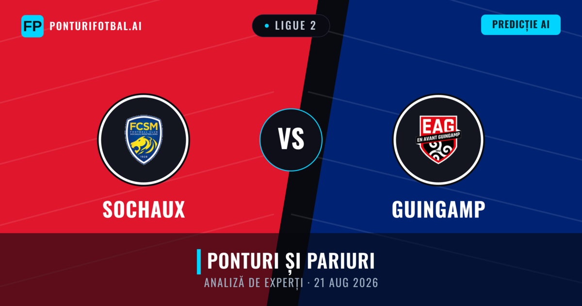 Sochaux vs Guingamp — pronostic și avancronică meci