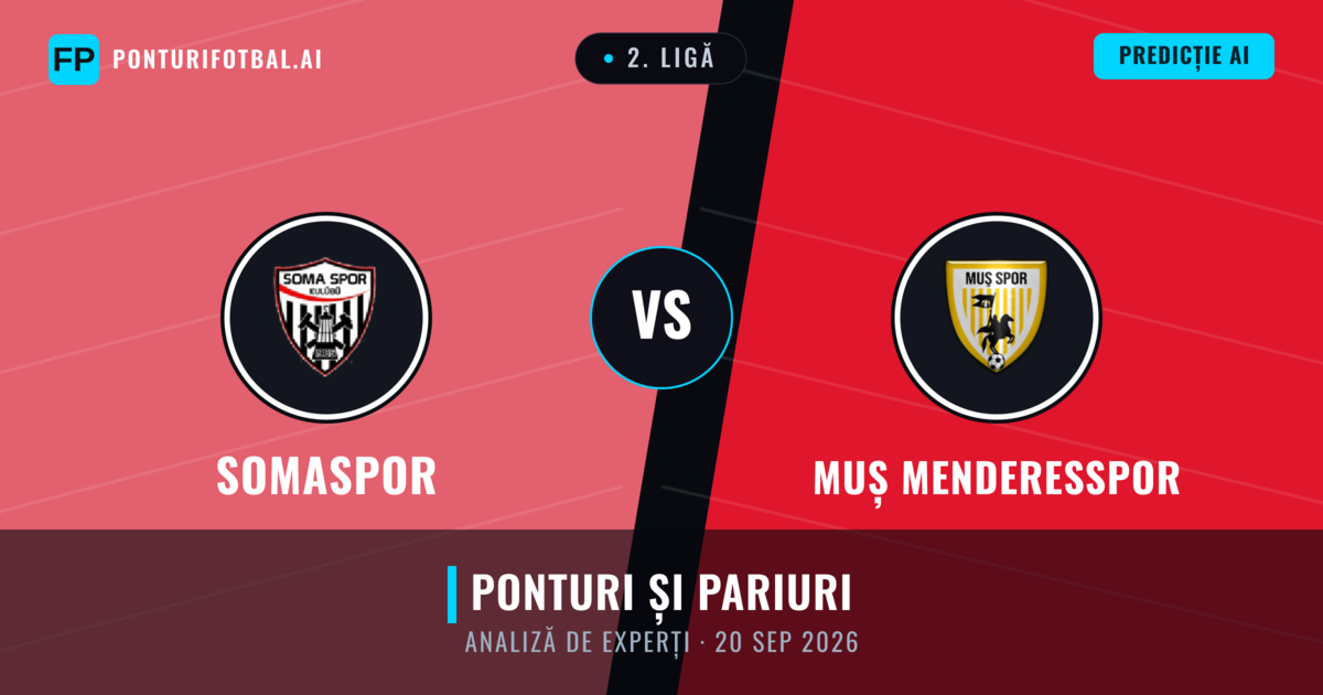 Somaspor vs Muș Menderesspor — pronostic și avancronică meci