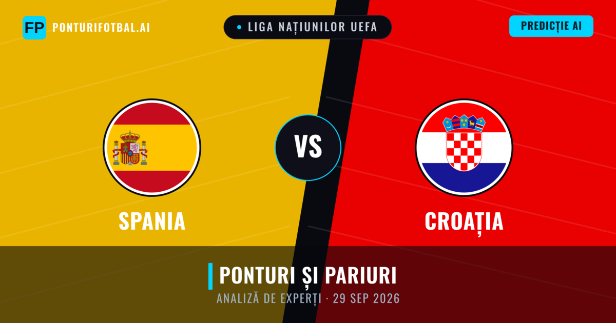 Spania vs Croația — pronostic și avancronică meci