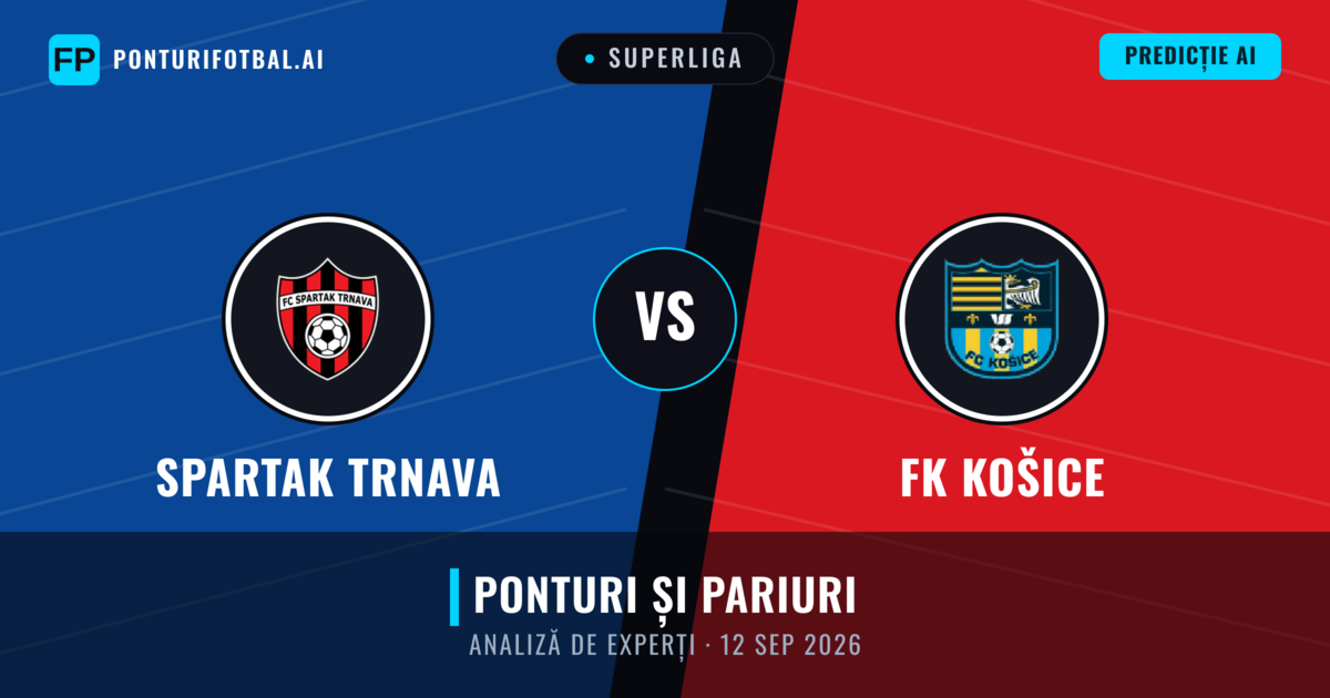 Spartak Trnava vs FK Košice — pronostic și avancronică meci