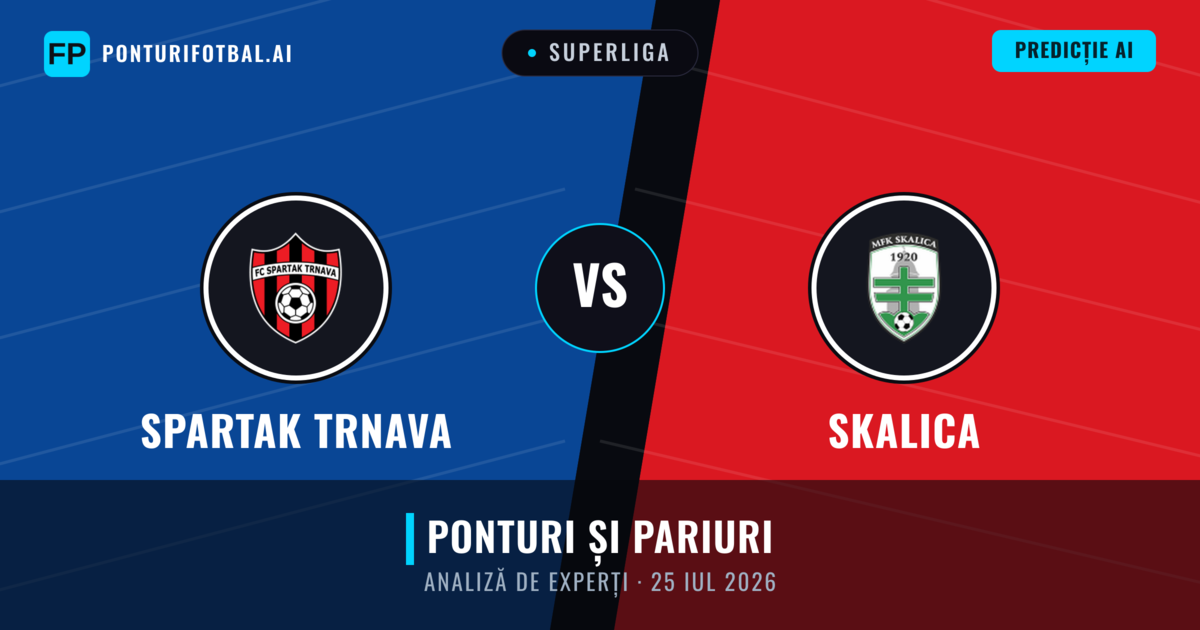 Spartak Trnava vs Skalica — pronostic și avancronică meci