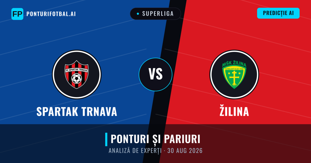 Spartak Trnava vs Žilina — pronostic și avancronică meci