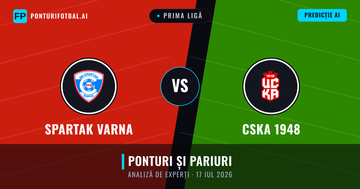 Spartak Varna vs CSKA 1948 — pronostic și avancronică meci