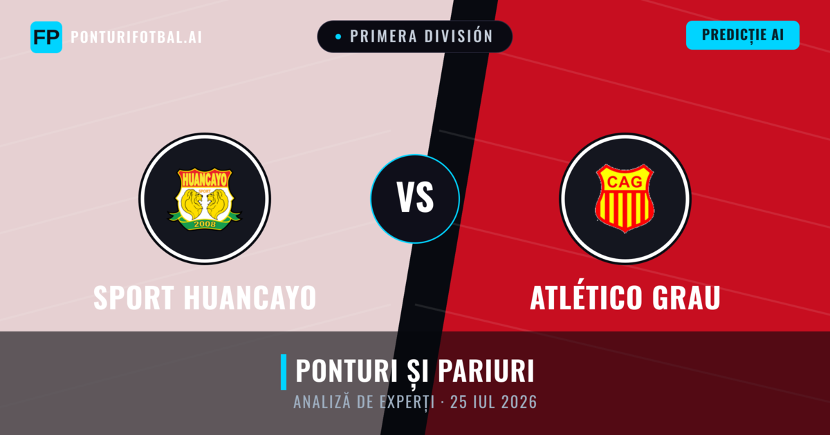 Sport Huancayo vs Atlético Grau — pronostic și avancronică meci