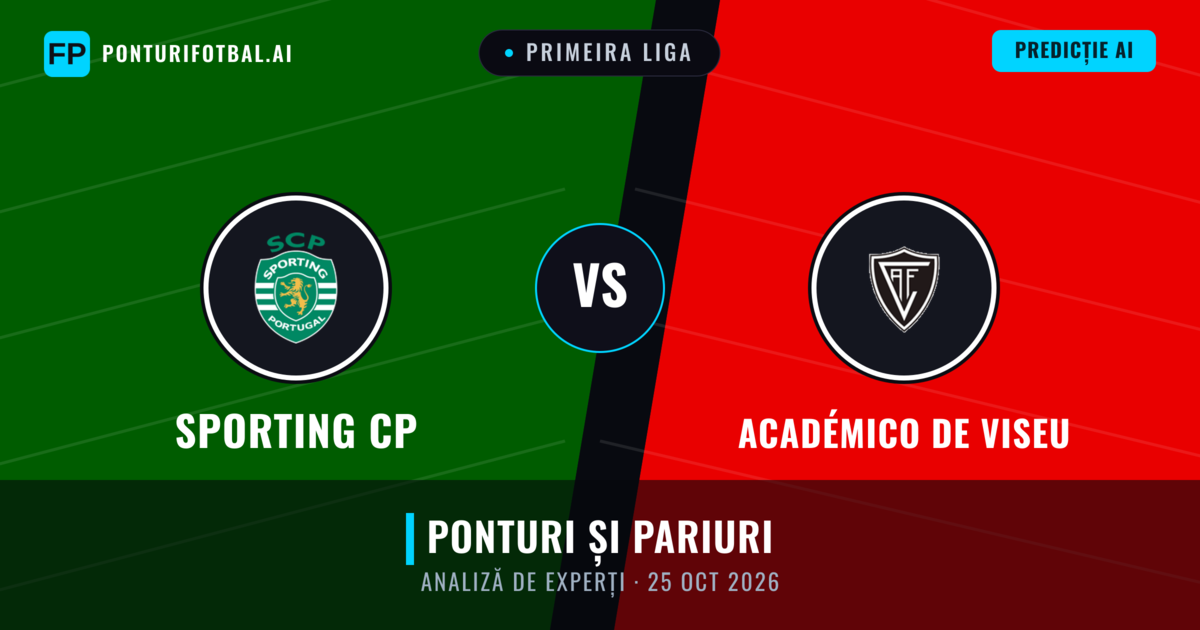 Sporting CP vs Académico de Viseu — pronostic și avancronică meci
