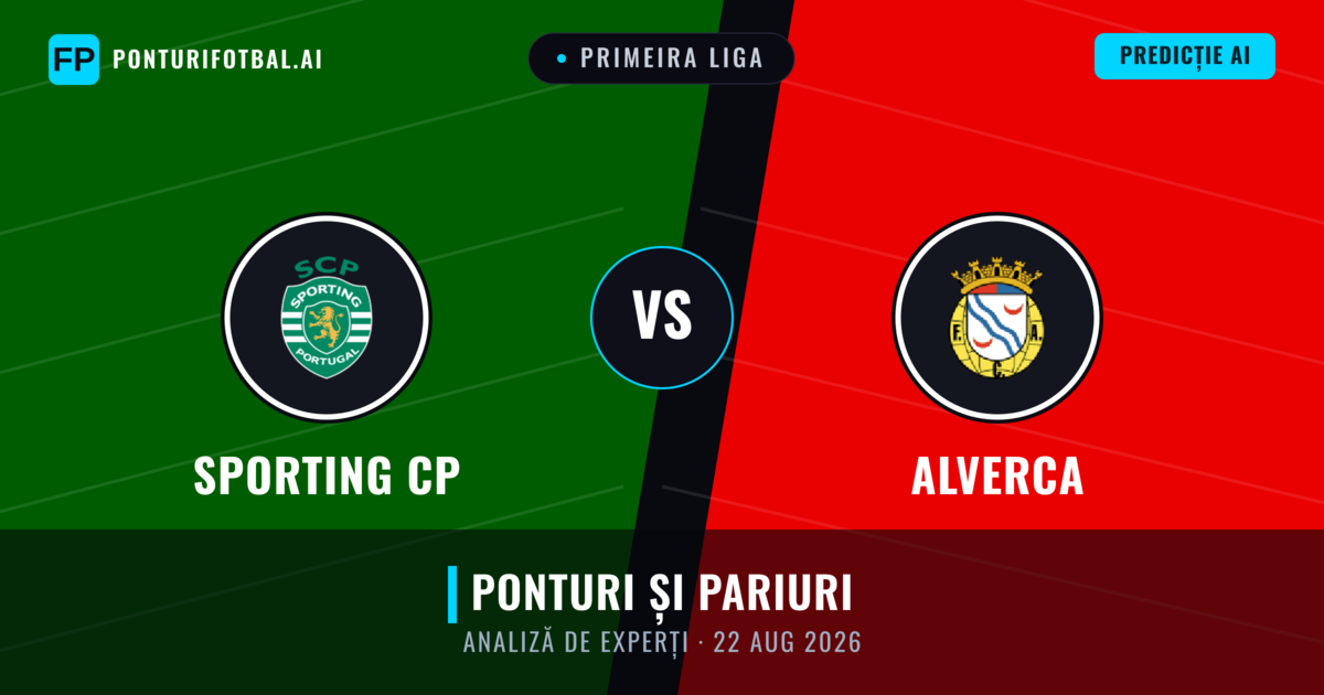 Sporting CP vs Alverca — pronostic și avancronică meci