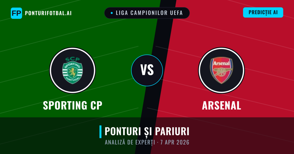 Sporting CP vs Arsenal — pronostic și avancronică meci