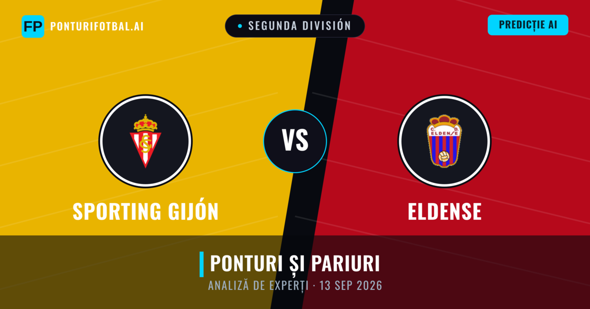 Sporting Gijón vs Eldense — pronostic și avancronică meci
