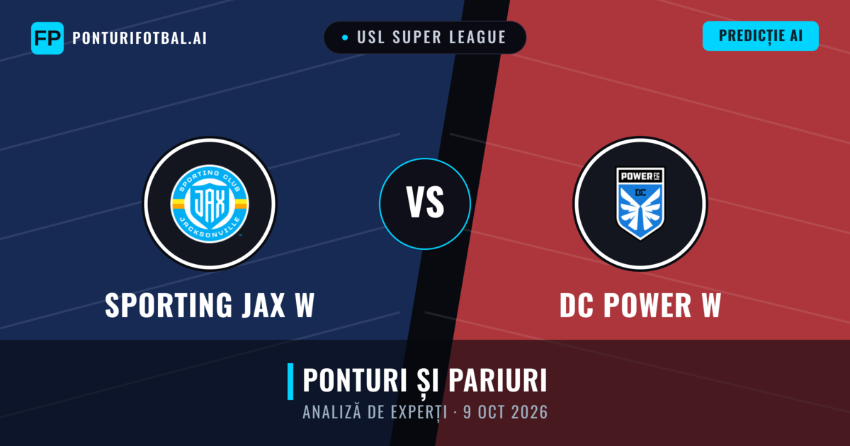 Sporting JAX W vs DC Power W — pronostic și avancronică meci