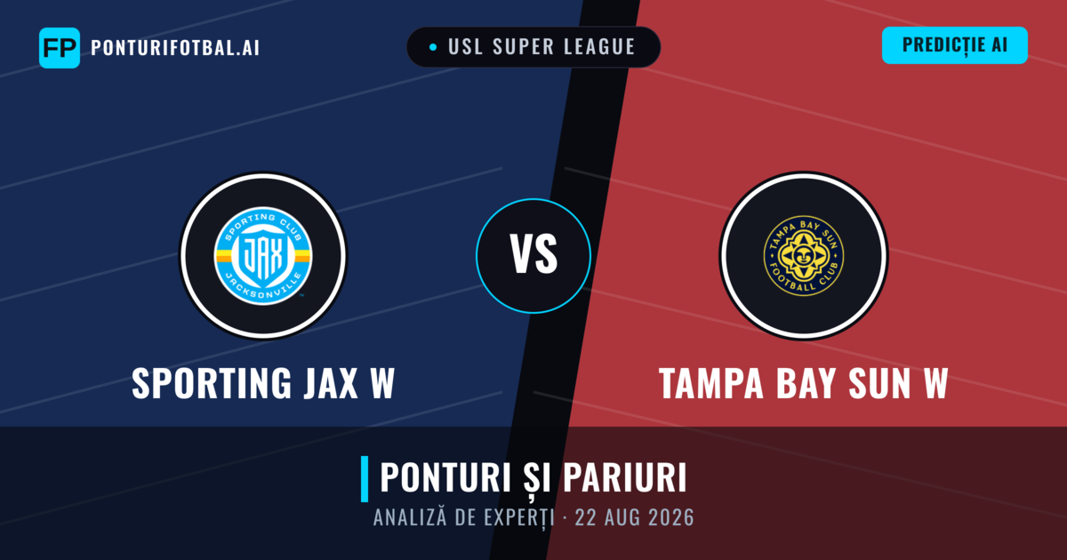 Sporting JAX W vs Tampa Bay Sun W — pronostic și avancronică meci