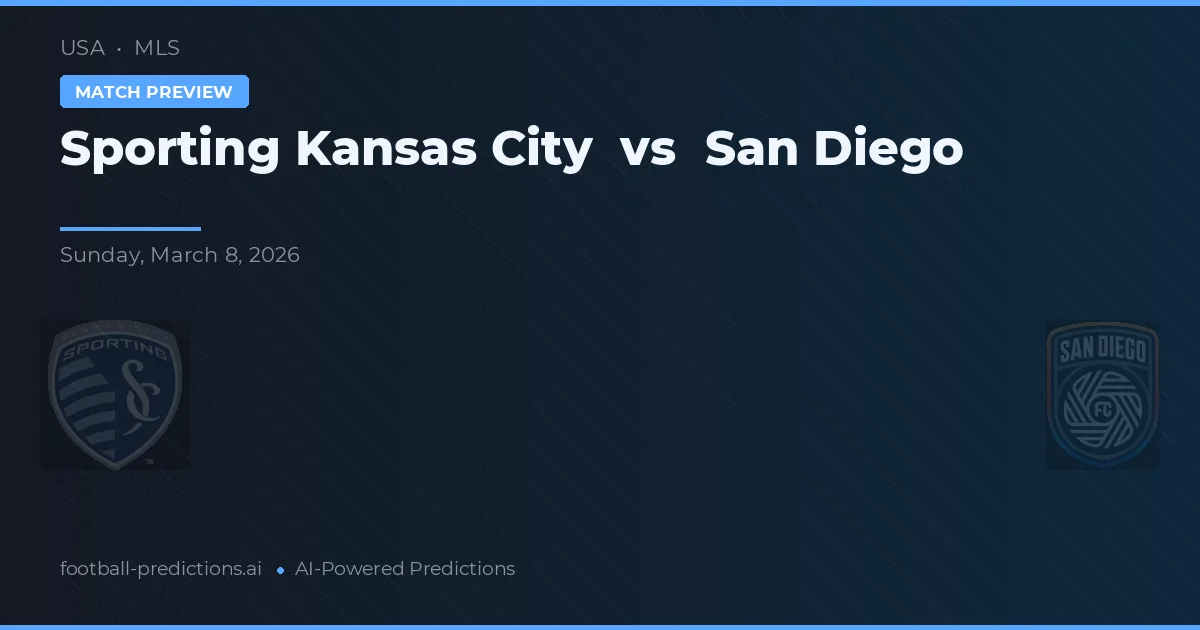 Sporting Kansas City vs San Diego — pronostic și avancronică meci