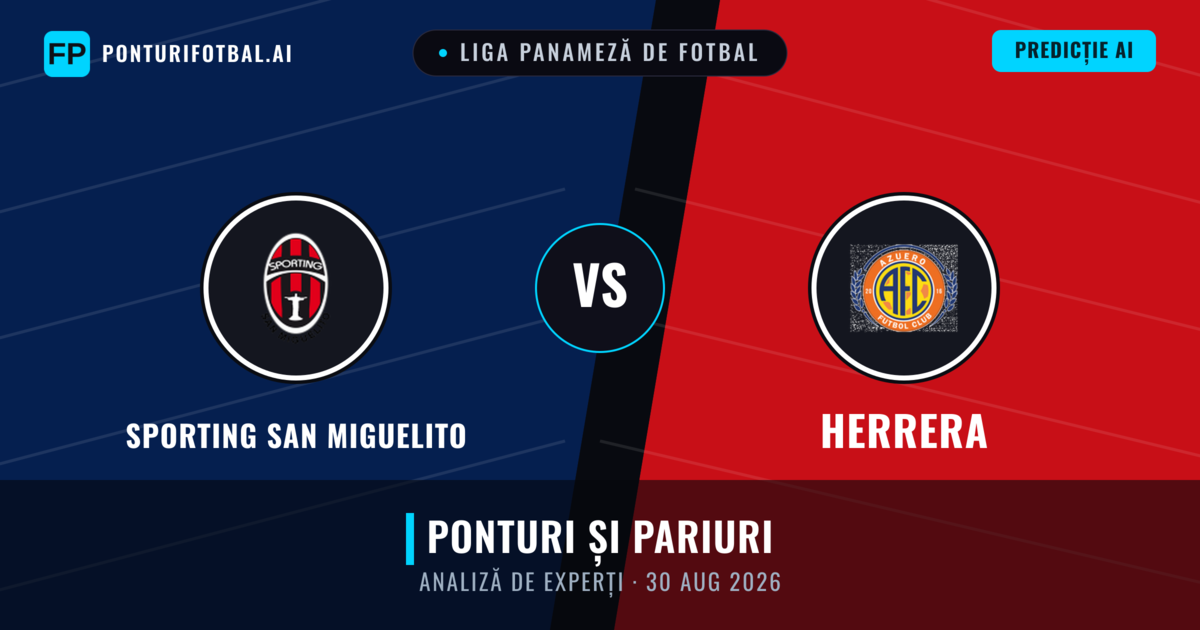 Sporting San Miguelito vs Herrera — pronostic și avancronică meci
