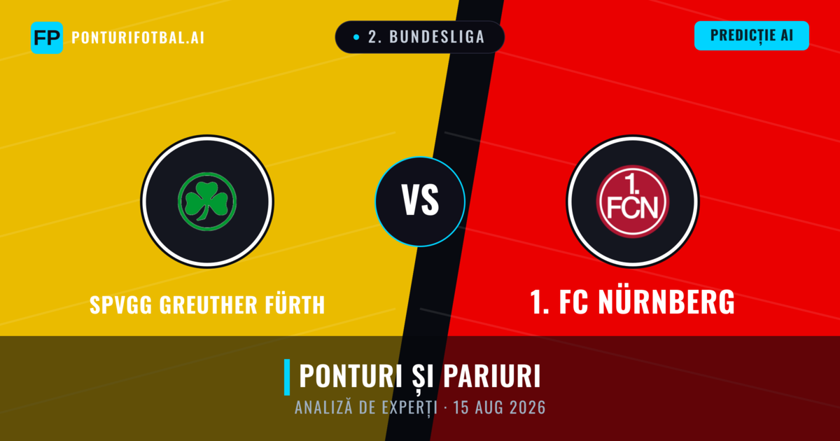 SpVgg Greuther Fürth vs 1. FC Nürnberg — pronostic și avancronică meci
