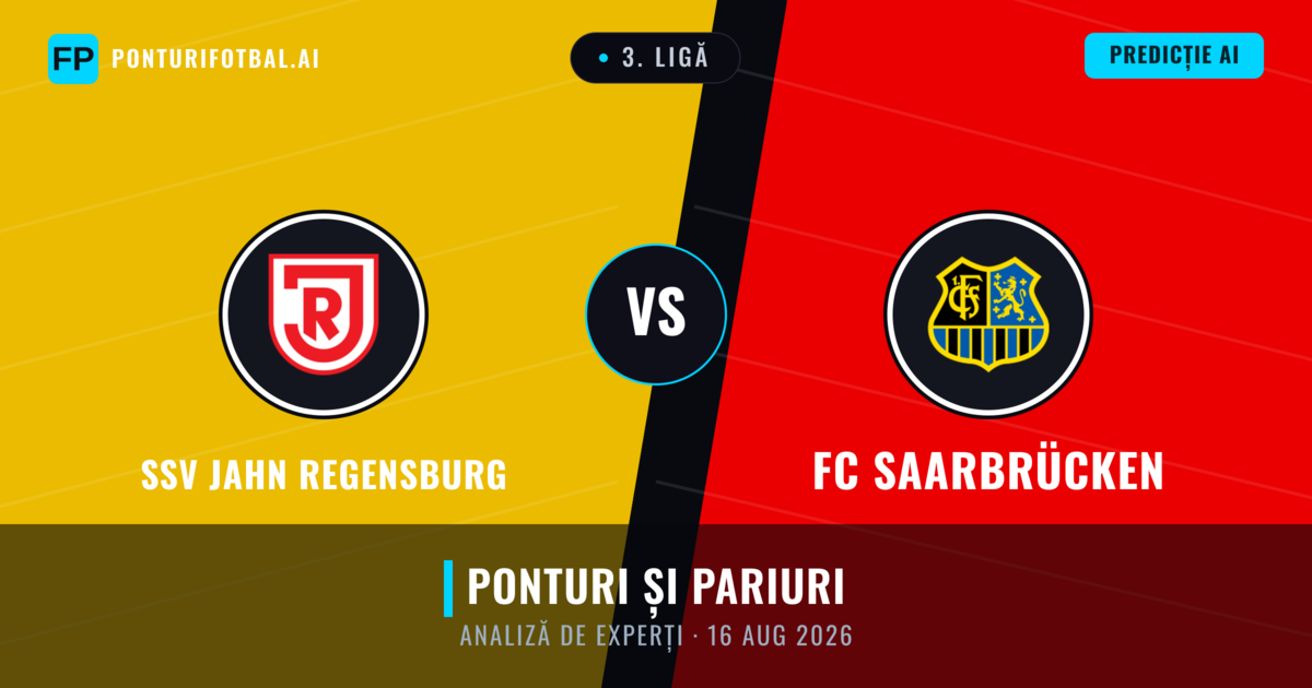 SSV Jahn Regensburg vs FC Saarbrücken — pronostic și avancronică meci