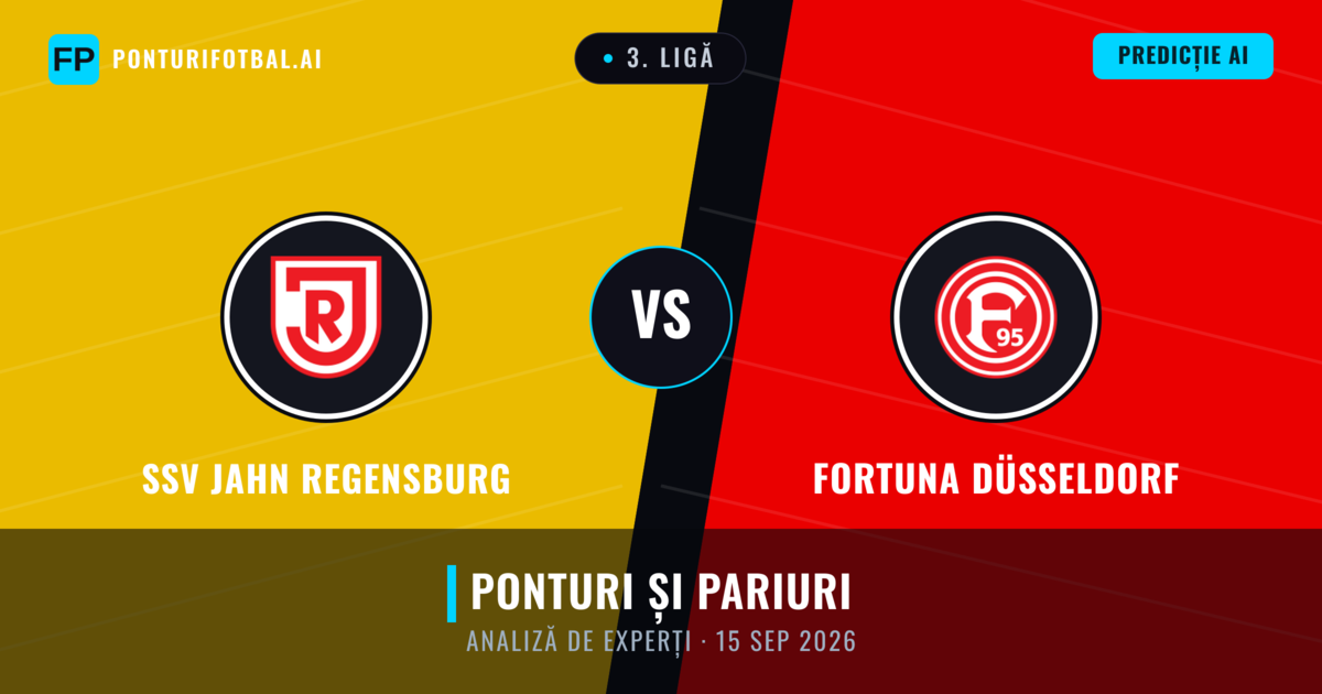SSV Jahn Regensburg vs Fortuna Düsseldorf — pronostic și avancronică meci