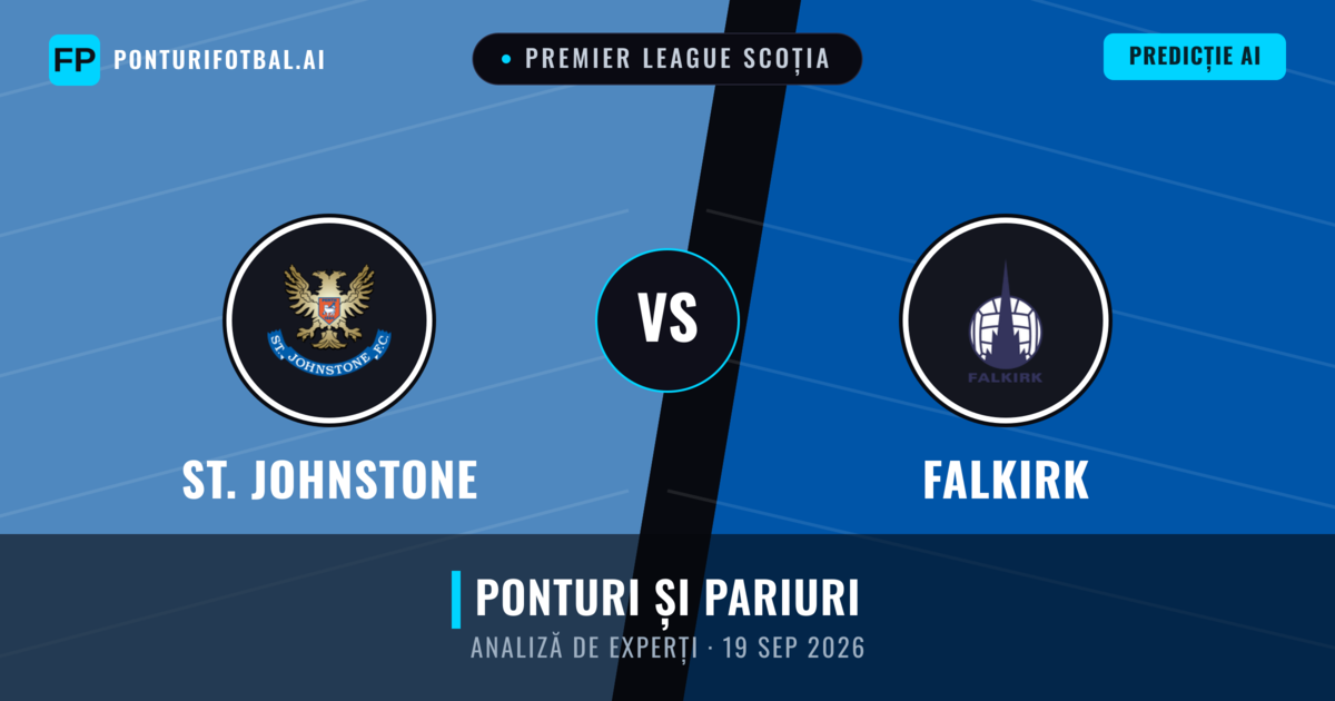 St. Johnstone vs Falkirk — pronostic și avancronică meci
