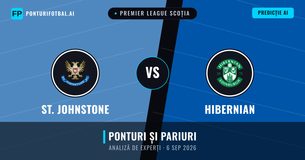 St. Johnstone vs Hibernian — pronostic și avancronică meci