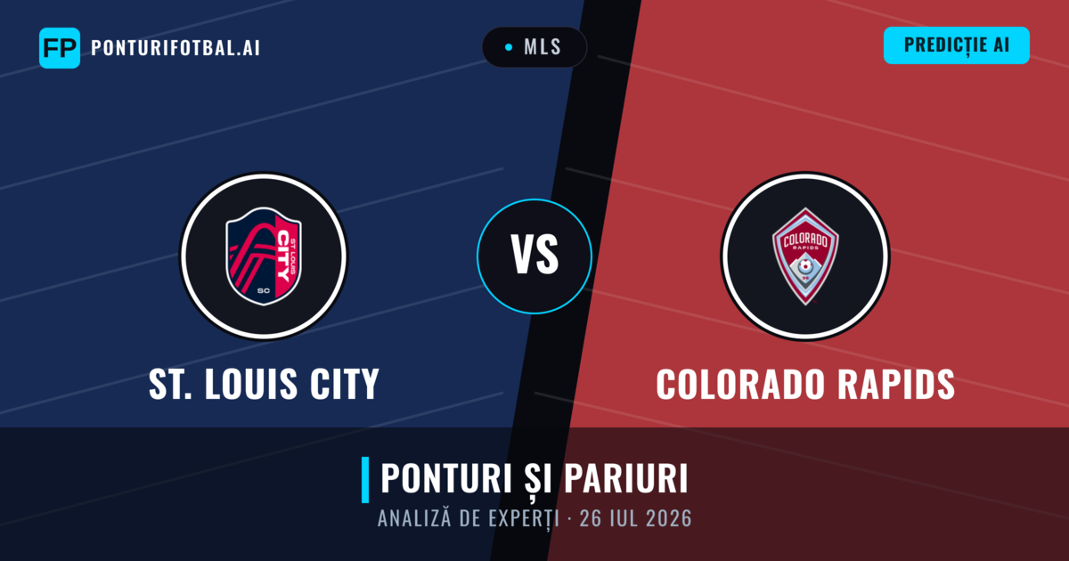 St. Louis City vs Colorado Rapids — pronostic și avancronică meci