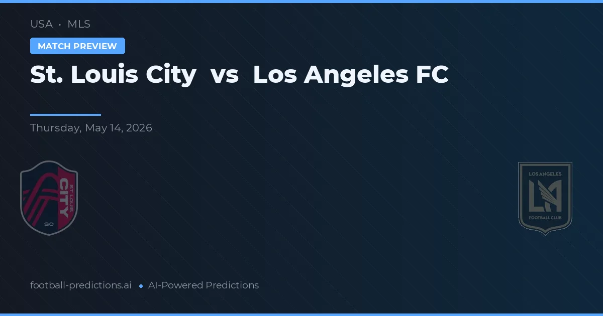 St. Louis City vs Los Angeles FC — pronostic și avancronică meci