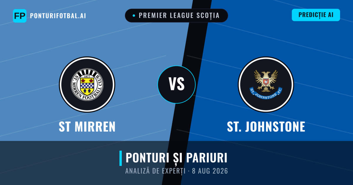 ST Mirren vs St. Johnstone — pronostic și avancronică meci
