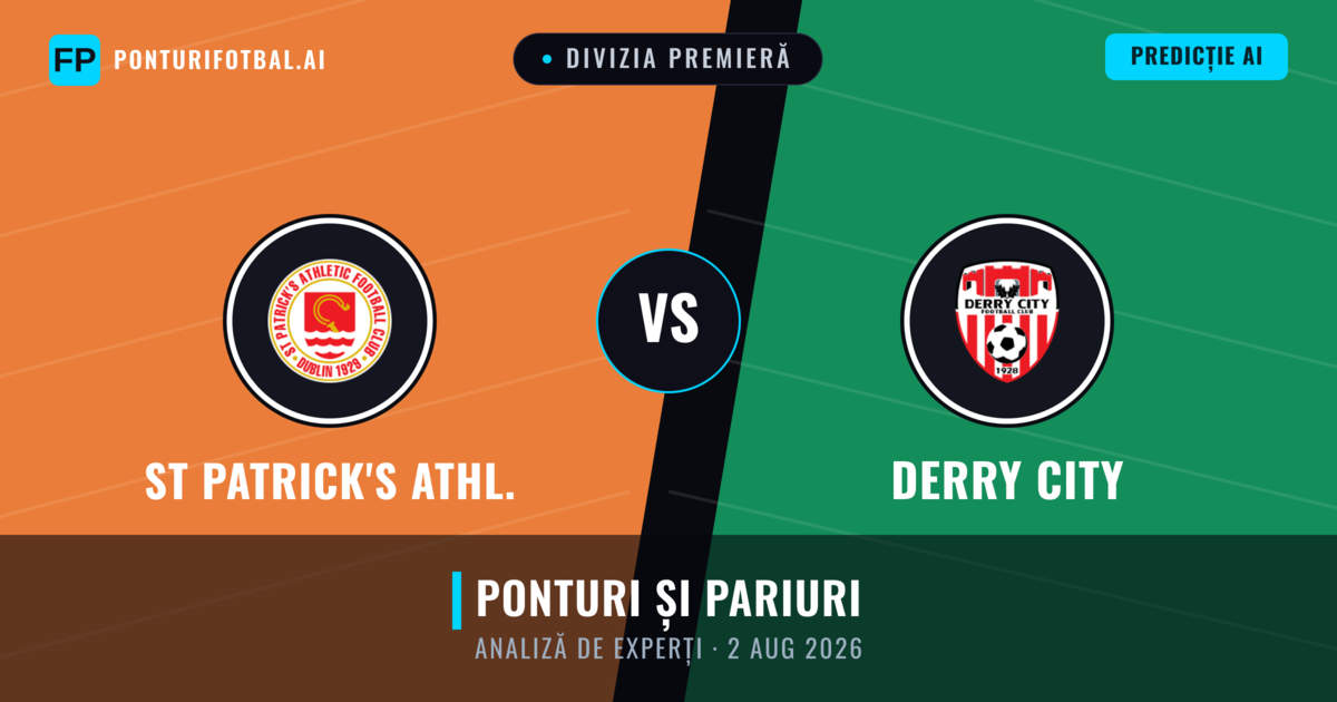 St Patrick's Athl. vs Derry City — pronostic și avancronică meci