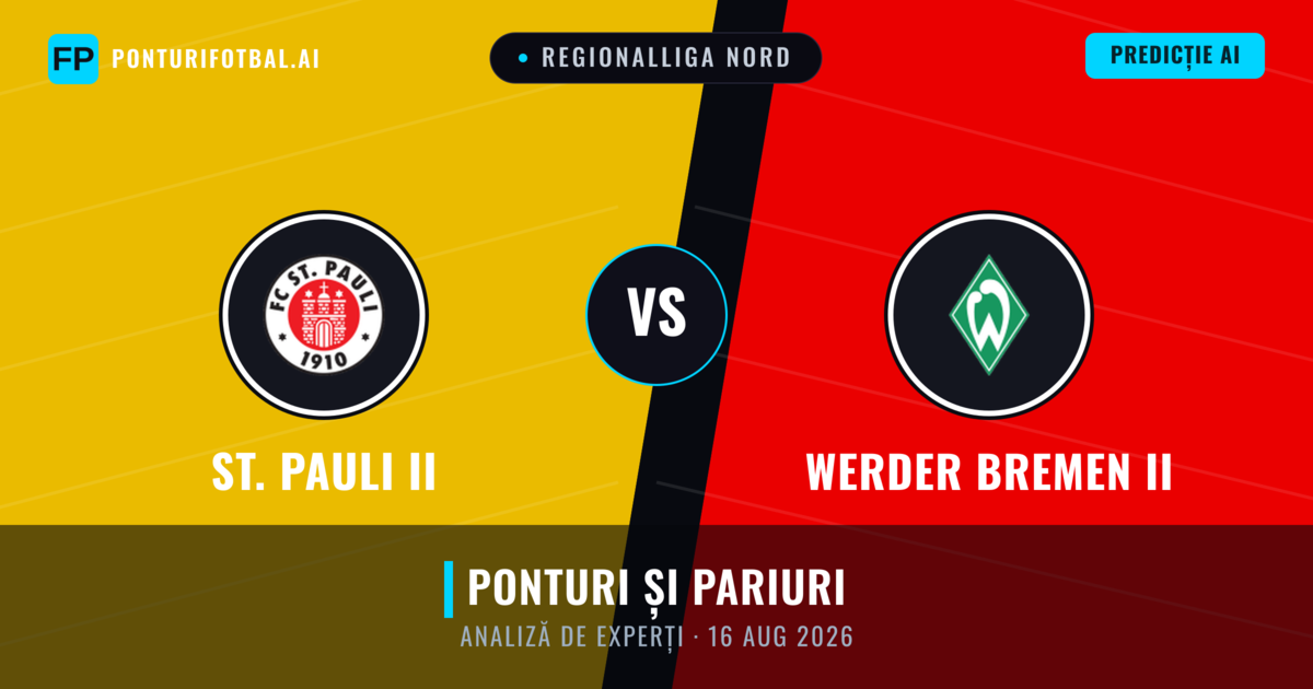 St. Pauli II vs Werder Bremen II — pronostic și avancronică meci