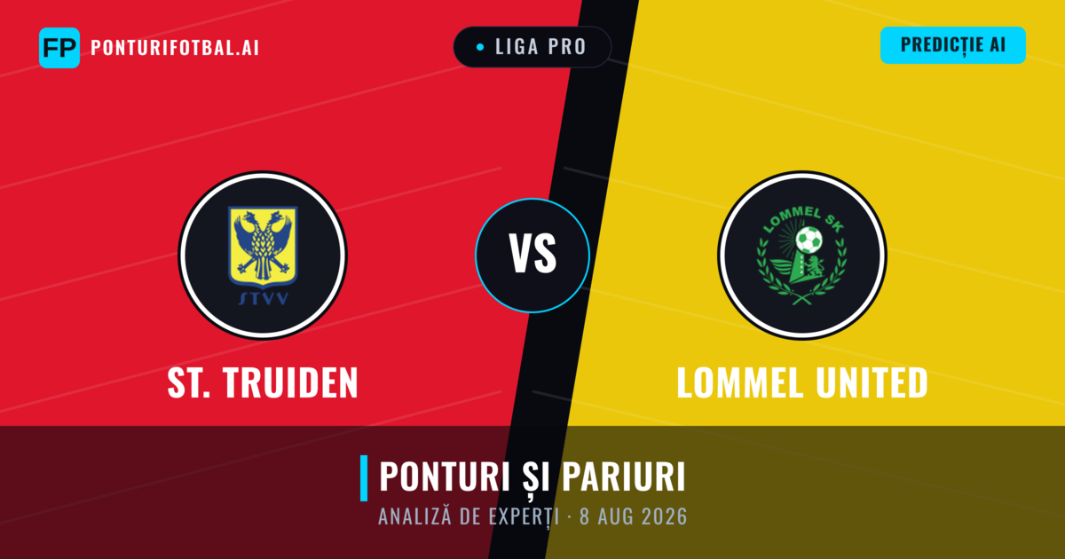 St. Truiden vs Lommel United — pronostic și avancronică meci
