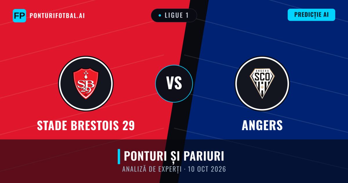 Stade Brestois 29 vs Angers — pronostic și avancronică meci