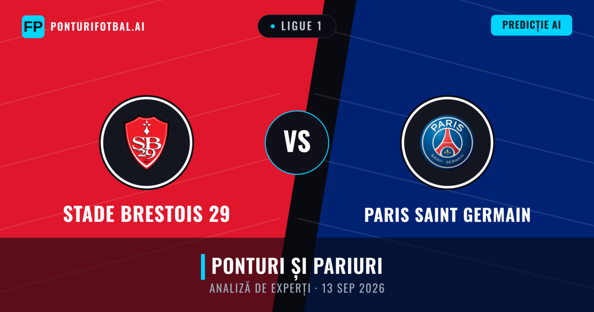 Stade Brestois 29 vs Paris Saint Germain — pronostic și avancronică meci