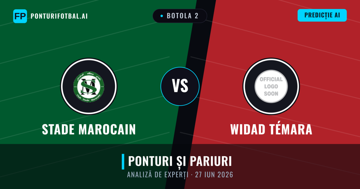 Stade Marocain vs Widad Témara — pronostic și avancronică meci