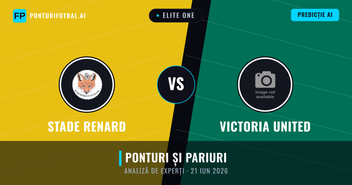 Stade Renard vs Victoria United — pronostic și avancronică meci