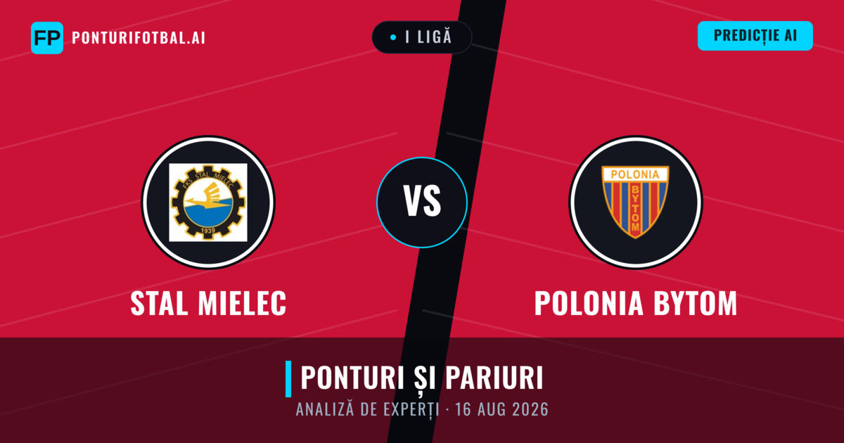 Stal Mielec vs Polonia Bytom — pronostic și avancronică meci